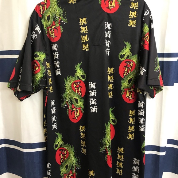 Vintage Mens XL WoodenDog dragon shirt - Picture 2 of 3
